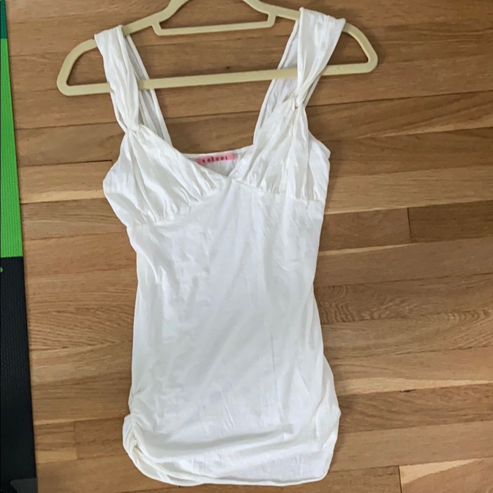 White tank top